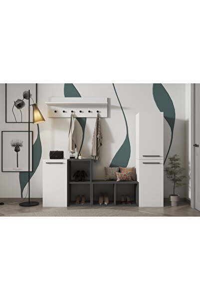 nettrends.net the new trend of shopping Modern Ayakkabılık ve Portmanto Seti ...