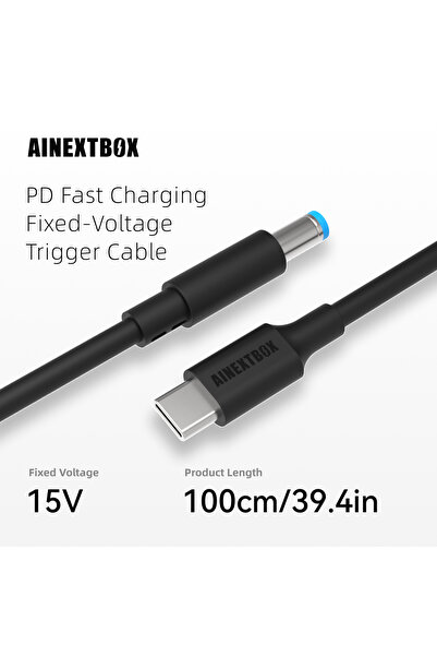 choice2 PW15-1M 9-20V 5A 100W PD Trigger Cable, Fast Charging Fixed-Voltage P...