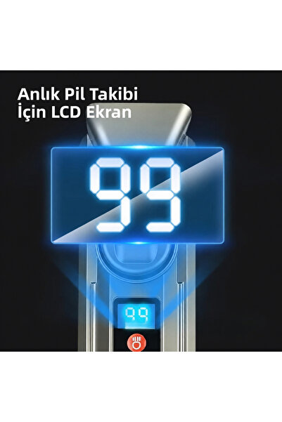 farissu SM-1710 Şarjlı Bisiklet Farı ve Kornası | 2000mAh, LCD Ekranlı, Profesyonel Bisiklet Aydınlatması