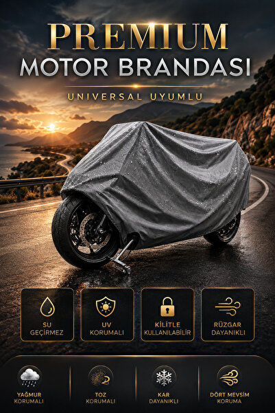 PJ & Me Bajaj Pulsar Compatible Universal Motorcycle Tarpaulin Waterproof Loc...