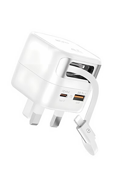 Bavin محول شحن سريع محمول PC2073E-I بقدرة 45 واط (يدعم تقنيتي PD و QC 3.0) مع...