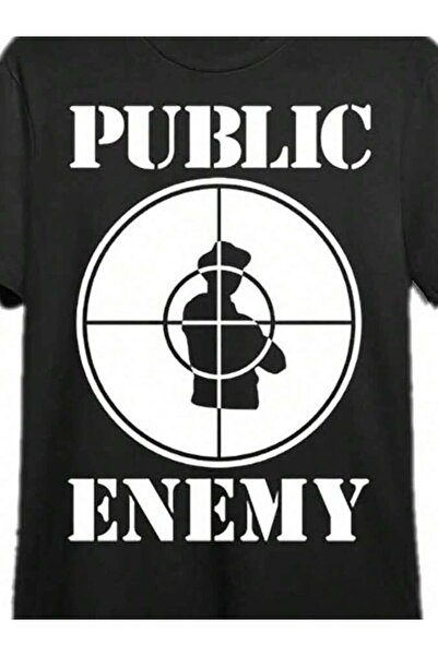 799 Public Enemy Logo 333914 Funny Men's Short Sleeve Graphic T-Shirt Collect...