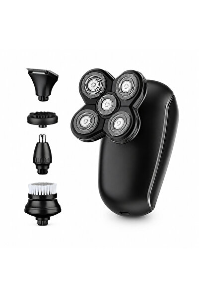 Kemei Aparat de Ras Electric 5 în 1, 5 Capete Flexibile, Motor 8000 RPM, Acum...