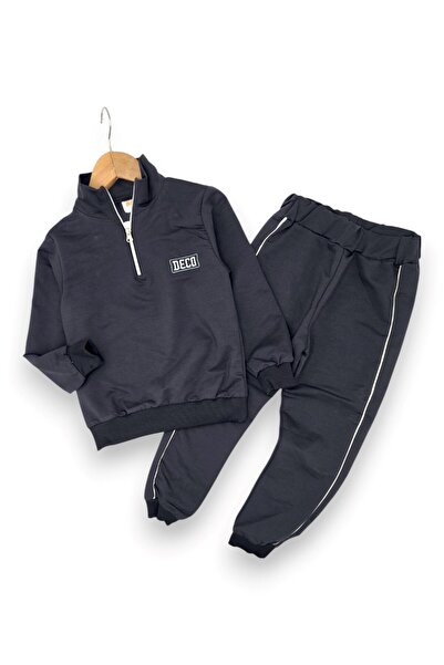 voyyo kids baby Boy's Seasonal 2-Strap, Zippered, High-Necked Tracksuit Set f...