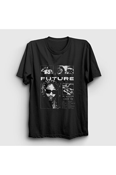 Presmono Unisex crna majica I Never Liked You Rap Future 617312tt