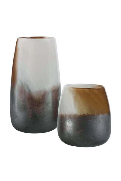 UTTERMOST مزهريات رياح الصحراء، مجموعة من قطعتين