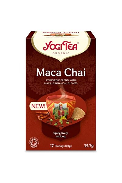 Yogi Tea Ceai Maca Chai, Ceai Yogi, Organic, 17 plicuri, 35.7 g