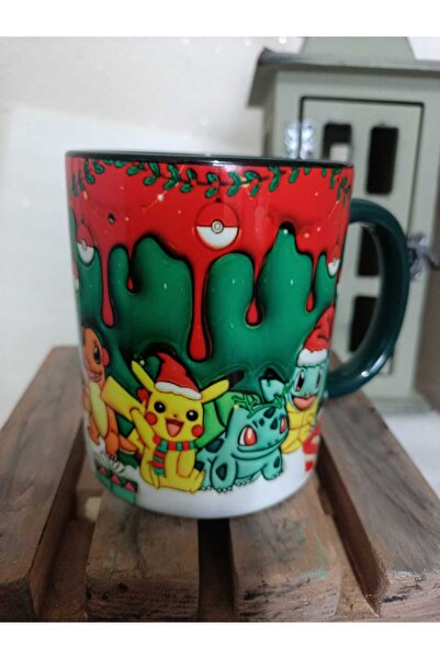 Mugs and love Pokemon baskı premium kupa