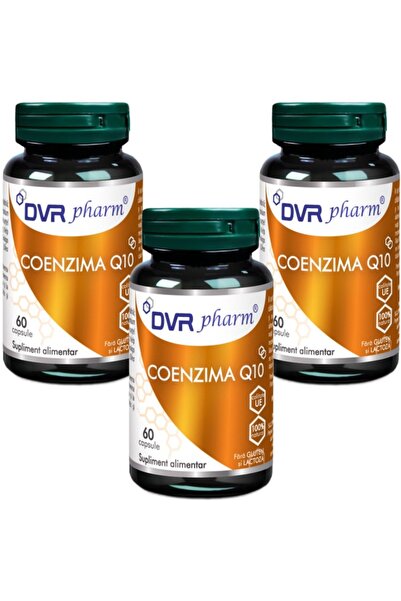DVR Pharm Pachet Coenzima Q10 50mg Forte + 5plante adaptogene Energie celular...