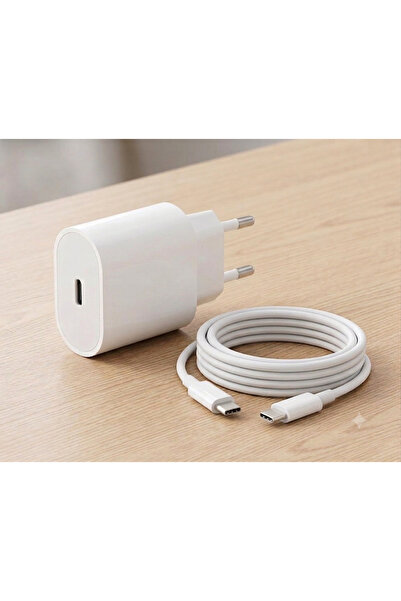 İPHONE UYUMLU 35W TYPE-C TO TYPE-C ŞARJ ALETİ YUKSEK KALİTE AKIM KORUMALI