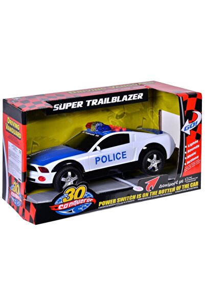 OEM Super Mașină de Poliție Trailblazer 30cm - Lumini, Muzică și Acțiuni
