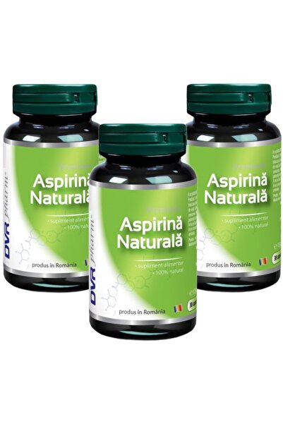 DVR Pharm Pachet Aspirina naturala forte "Refacerea organismului", 3x30cps