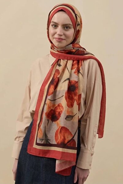 Modakaşmir Ferret Pattern Bamboo Shawl