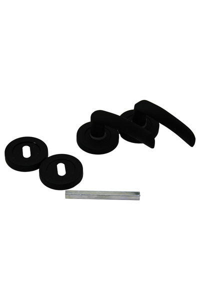 Marsilyan Çeli̇kel Eri̇ş-10 American Room Door Handle Black () Ilkel-Grp9Y84