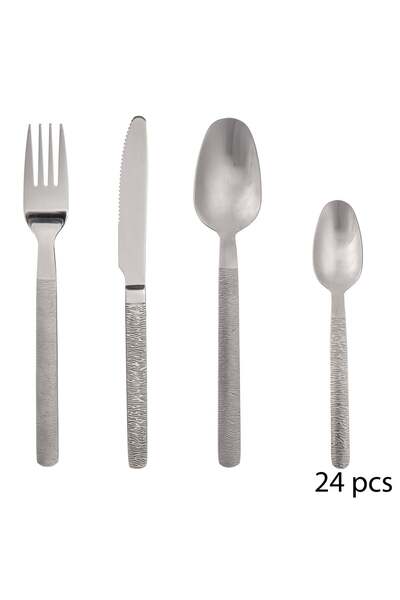 Secret de Gourmet Set tacâmuri 24 piese "Jungle" - Argintiu