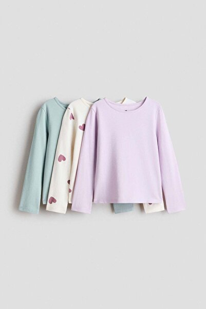 H&M 3-pack cotton tops