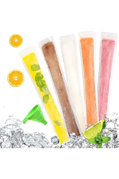 STARSTAR 100-pack popsicle bags, BPA-free, with funnel, suitable for yogurt, ...