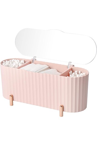 STARSTAR Cosmetic storage box, cotton swab storage box with lid, eyeshadow br...