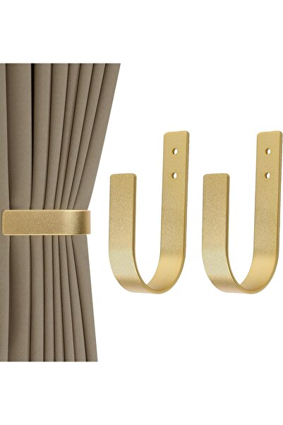 STARSTAR 2-pack modern curtain fasteners, curtain ties, wall-mounted U-shaped...