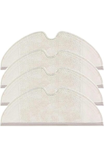 STARSTAR 4-Piece Mop Pad Set Washable Reusable Microfiber for Dreame D9 D9 Pr...