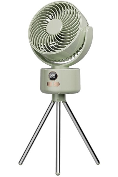 Morvena Picks Ventilator USB, Baterie de 3600mAh, Trei trepte de viteză, Func...