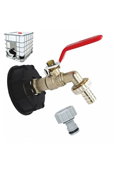 STARSTAR Rainwater collection tank faucet, 1/2-inch IBC water tank adapter, d...