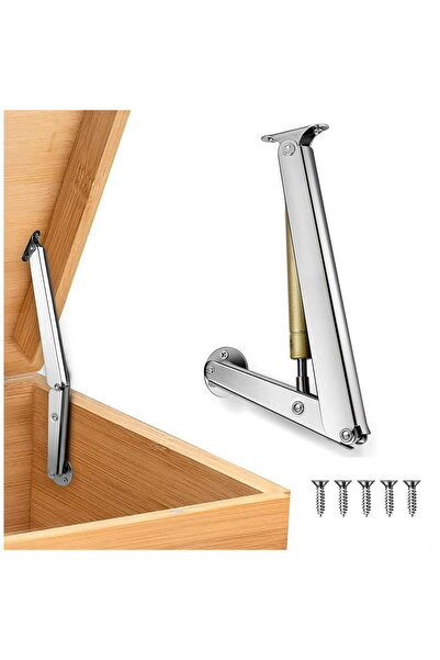 STARSTAR 1-Set 100N Pneumatic Soft-Close Lid Support Hinges, Heavy-Duty Gas S...