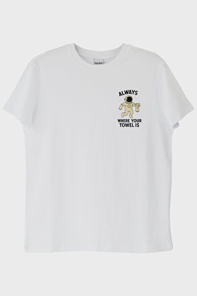 lofux Never Forget Your Towel White T-Shirt