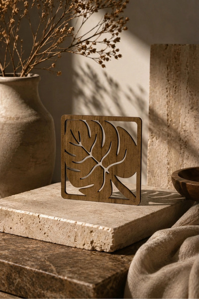 desenizmir Camel Sole Pattern, Set of 6 Decorative Coasters