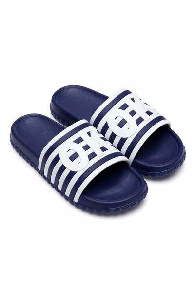 Generic Men’s Slide Sandals, Lightweight EVA Shower Slippers with Non-Slip So...
