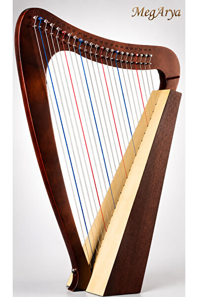MegArya 23 Strings Harp Lyre Instrument for Beginners & Professionals | Handm...