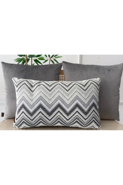 Elanora Home Decorative cushion covers, high-quality woven fabric, set of 3