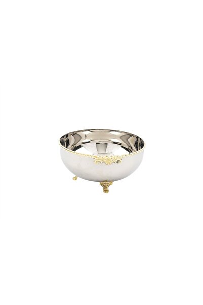 Mikasa Moor وعاء فضي ذهبي بأرجل 17×9 سم