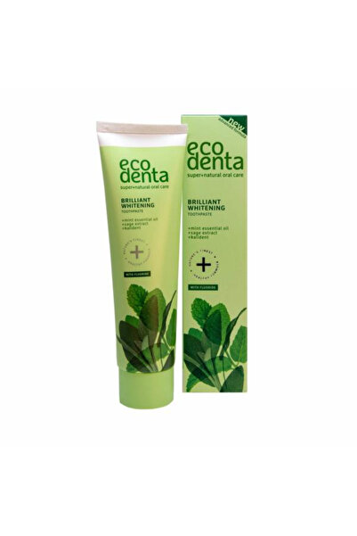 Ecodenta Pasta de Dinti pentru Albire cu Ulei de Menta, Extract de Salvie si ...