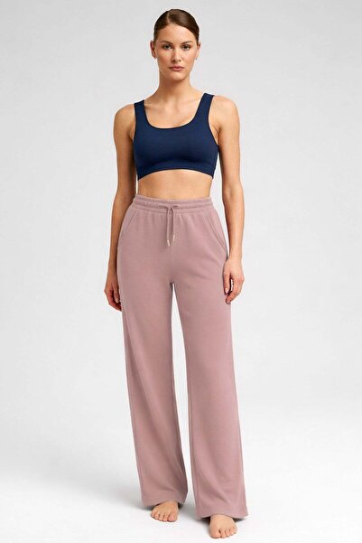Aytuğ&Mısırlı Egyptian Women's Straight Pants Dusty Rose