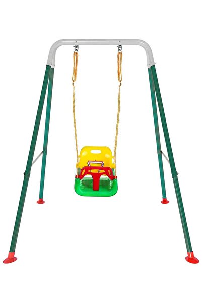 FUNZ مجموعة أرجوحة للأطفال 3 في 1 مع إطار للاستخدام الداخلي والخارجي، أرجوحة ...
