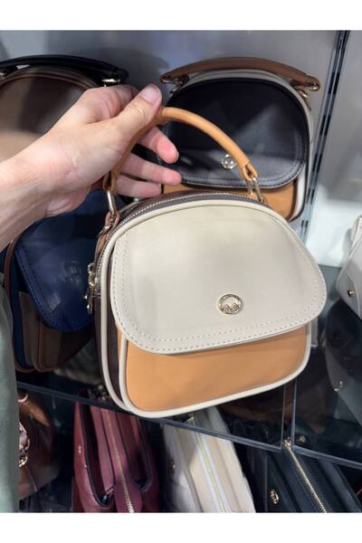 Çanta Trend Women's Soft Leather Look Bag with Flap Closure