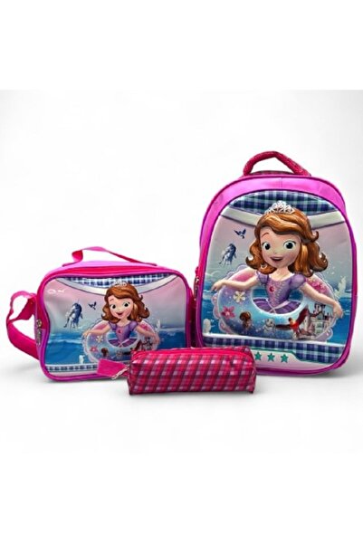 Generic School backpack for girls, 3-piece set