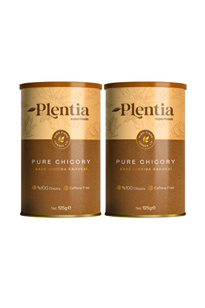 Plentia Superfoods Sade Hindiba Kahvesi 2 Kutu-100 Kullanım-Kafeinsiz-Yüksek ...
