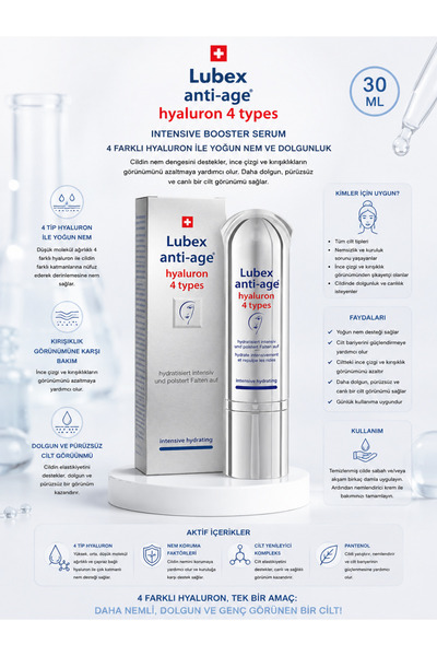 Lubex Anti-Age Hyaluron 4 Types Intensive Moisturizing Serum That Provides An...