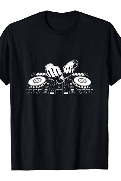 k222 And DJ Musician-Shirt| Retro Round Neck, Slightly Elastic Fabric, Regula...