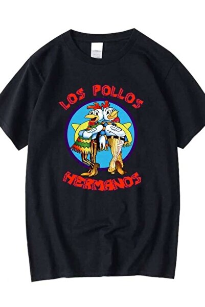 k222 تي شيرت صيفي بأكمام قصيرة عالي الجودة 100% قطن من LOS POLLOS، تي شيرت مط...
