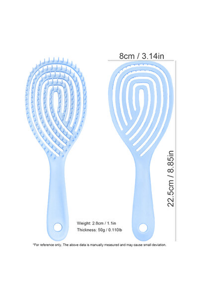 Choice Scalp Massage Combs Hollow Out Hair Brush Hair Styling Detangler Fast ...