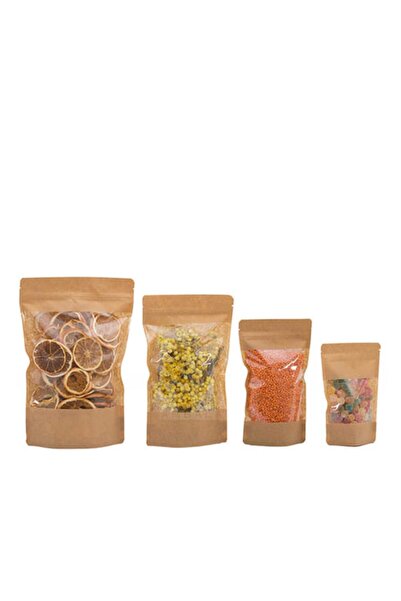 Genel Markalar GENİŞ PENCERELİ KRAFT KLİLTLİ DOYPACK 20X30