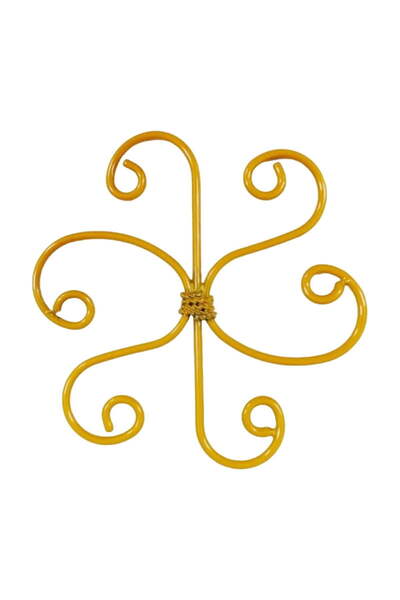 STARSTAR 4-Piece Metal Plant Support Set Green Flower Rods Potted Stabilizers...