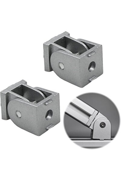Morvena Picks Conector de colț articulat, din două piese, reglabil, cu șase f...