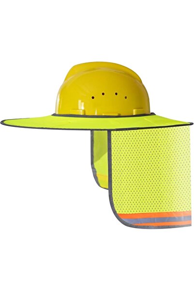 STARSTAR Safety Helmet Visor, High-Visibility Full-Brim Visor with Neck Shiel...