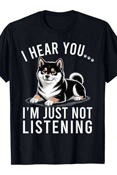 21JNRY Funny T-Shirt - Retro With "I Hear You I'm Just Not Listening" Slogan,...
