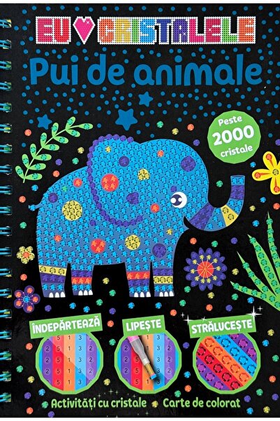 Flamingo Activitati cu cristale. Pui de animale