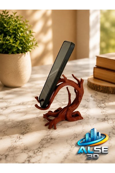 Alse3D Nature-Inspired Decorative Phone Stand |   3D Printing